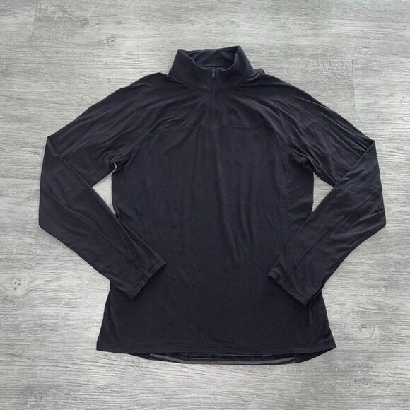 Lululemon Men Large 1/4 Zip Pullover Long Sleeve Shirt Tee Workout Gym Train Run - Picture 1 of 12